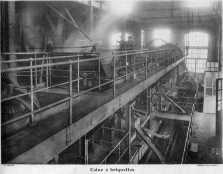 Usine à briquettes