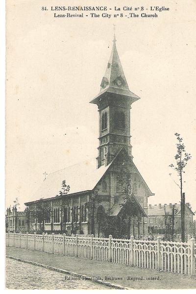 L'église St Auguste aux environs de 1930