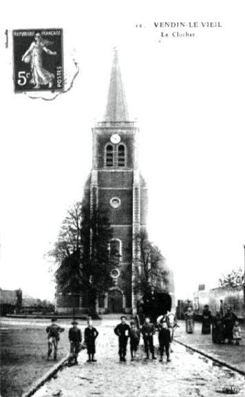L'Eglise St Léger vers 1912.