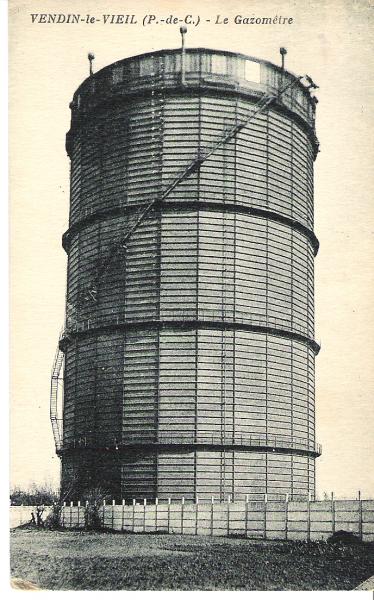 Le gazomètre en 1933