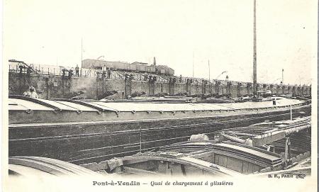 Le quai de déchargement avant 1914