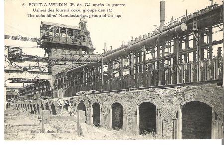 La cokerie en 1919