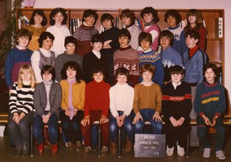 Année 1982-83 - Collège - 5D