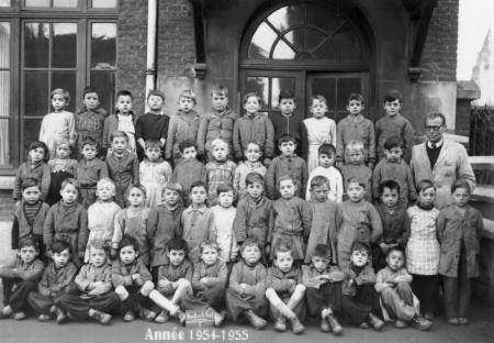 Année 1954-55- Classe de Mr ROGER