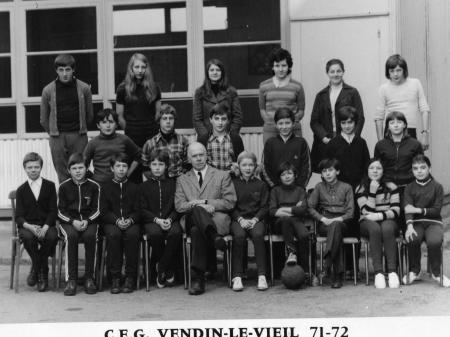 Année 1971-72 - CEG Centre 5I