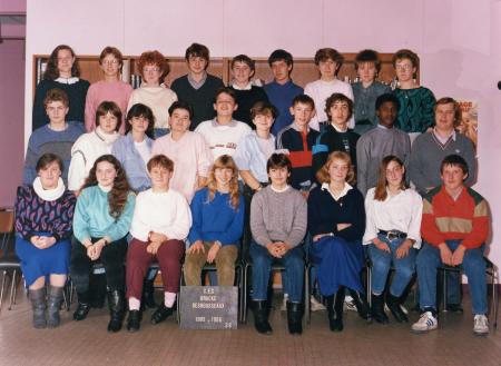 Année 1985-86 - College 3 B