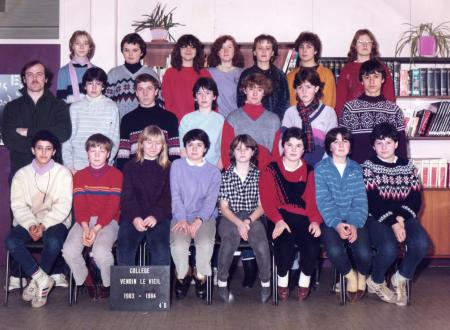 Collège 1983-84 - 4B