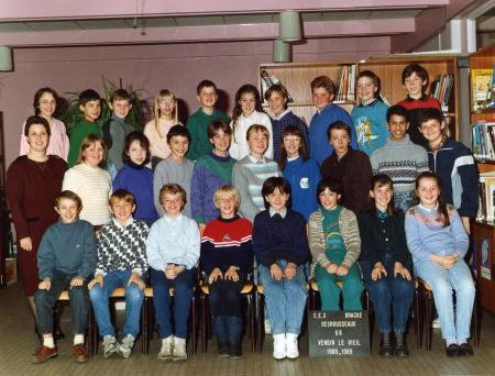 Année 1988-89 - College 6 B