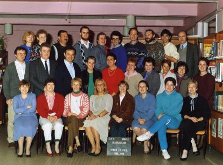 Année 1988-89 - Les profs du college