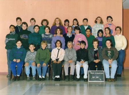 Année 1989-90- College 5 C
